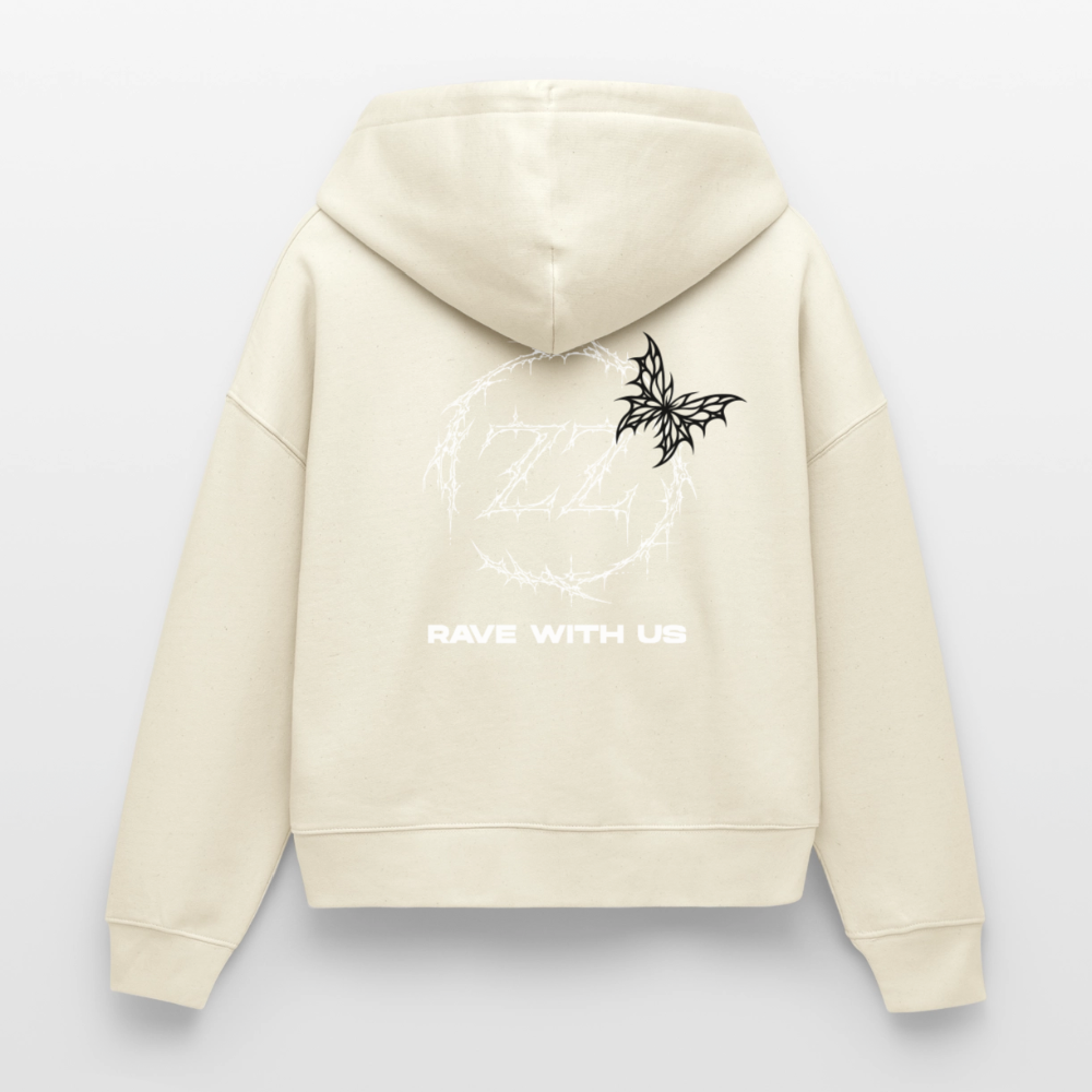 Stanley/Stella Boxy Frauen Bio Zip Hoodie Ida - Natur