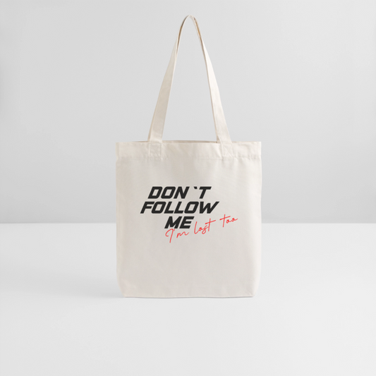 DON´T FOLLOW ME - Daily Bag - Naturweiß