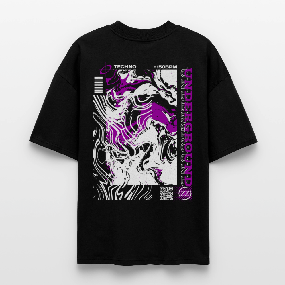 Stanley/Stella Oversized Unisex Bio T-Shirt Blaster 2.0 - Schwarz