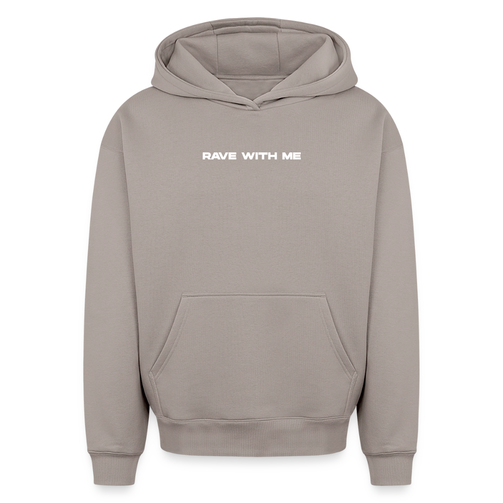 Oversized Heavyweight Unisex Hoodie - Taupe