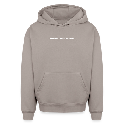 Oversized Heavyweight Unisex Hoodie - Taupe