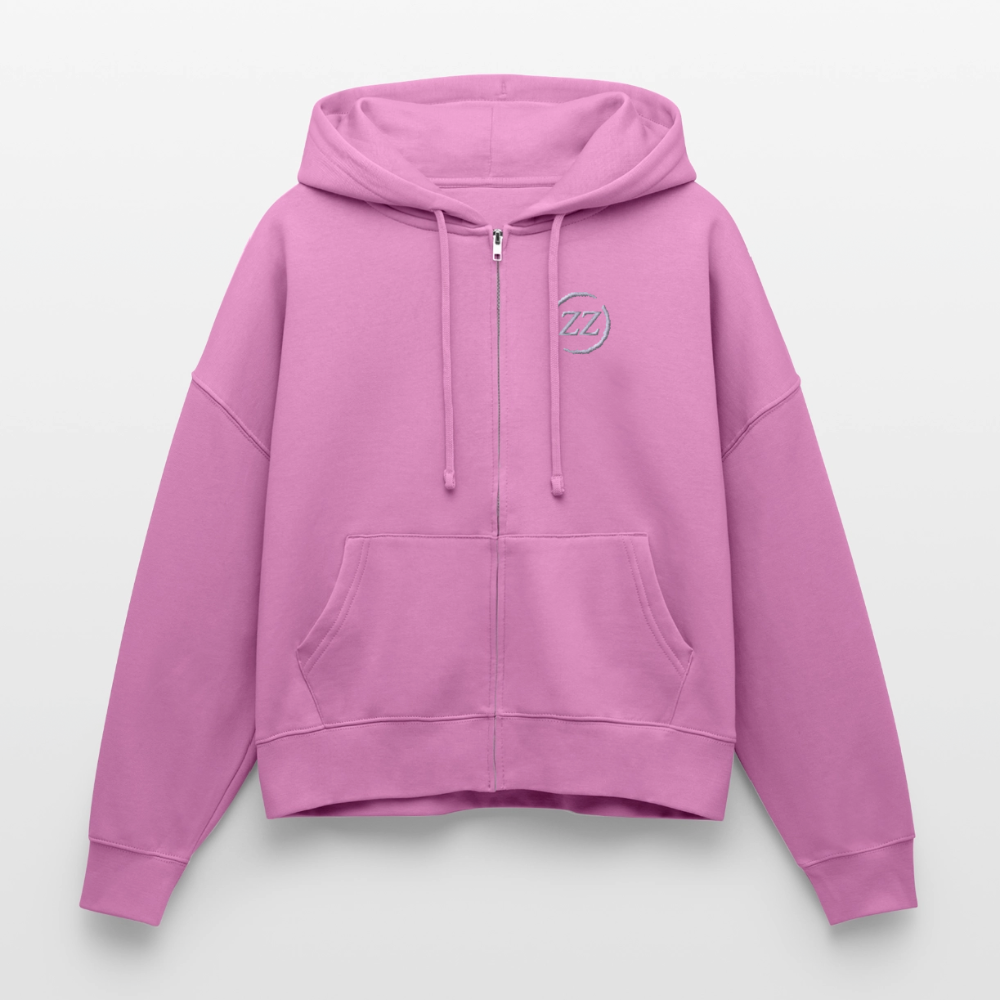 Stanley/Stella Boxy Frauen Bio Zip Hoodie Ida - Pink