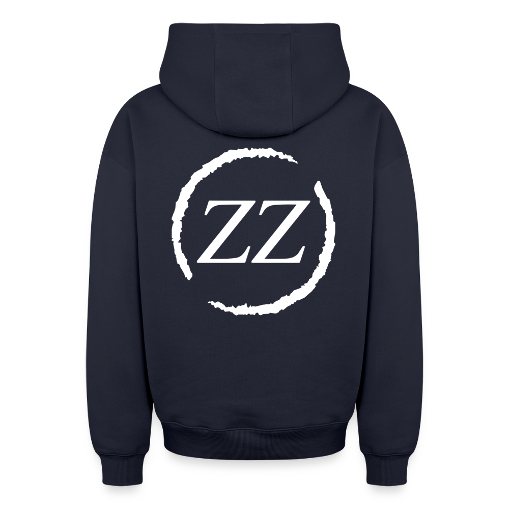 ZZ COLLECTIVE PREMIUM – Heavy Oversized Zip Hoodie - Navy