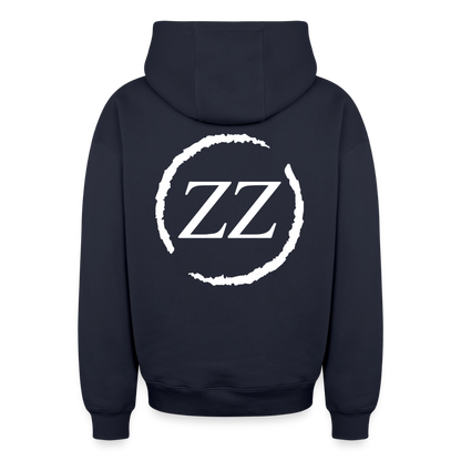 ZZ COLLECTIVE PREMIUM – Heavy Oversized Zip Hoodie - Navy