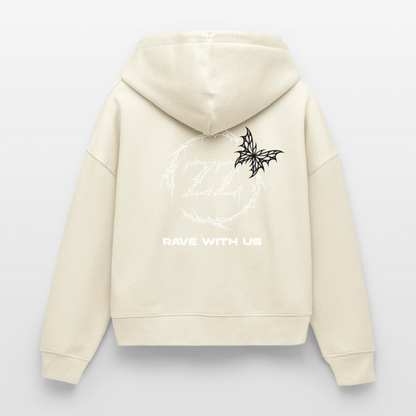 Stanley/Stella Boxy Frauen Bio Zip Hoodie Ida - Natur