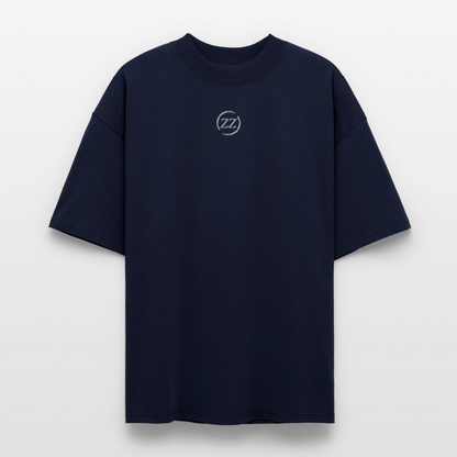 ZZ COLLECTIVE PREMIUM – Embroidered Oversized Shirt - Navy