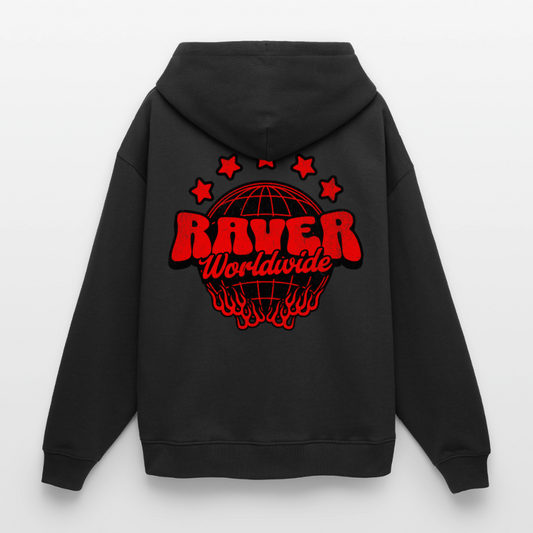 Oversized Unisex Hoodie von Stanley/Stella - Schwarz