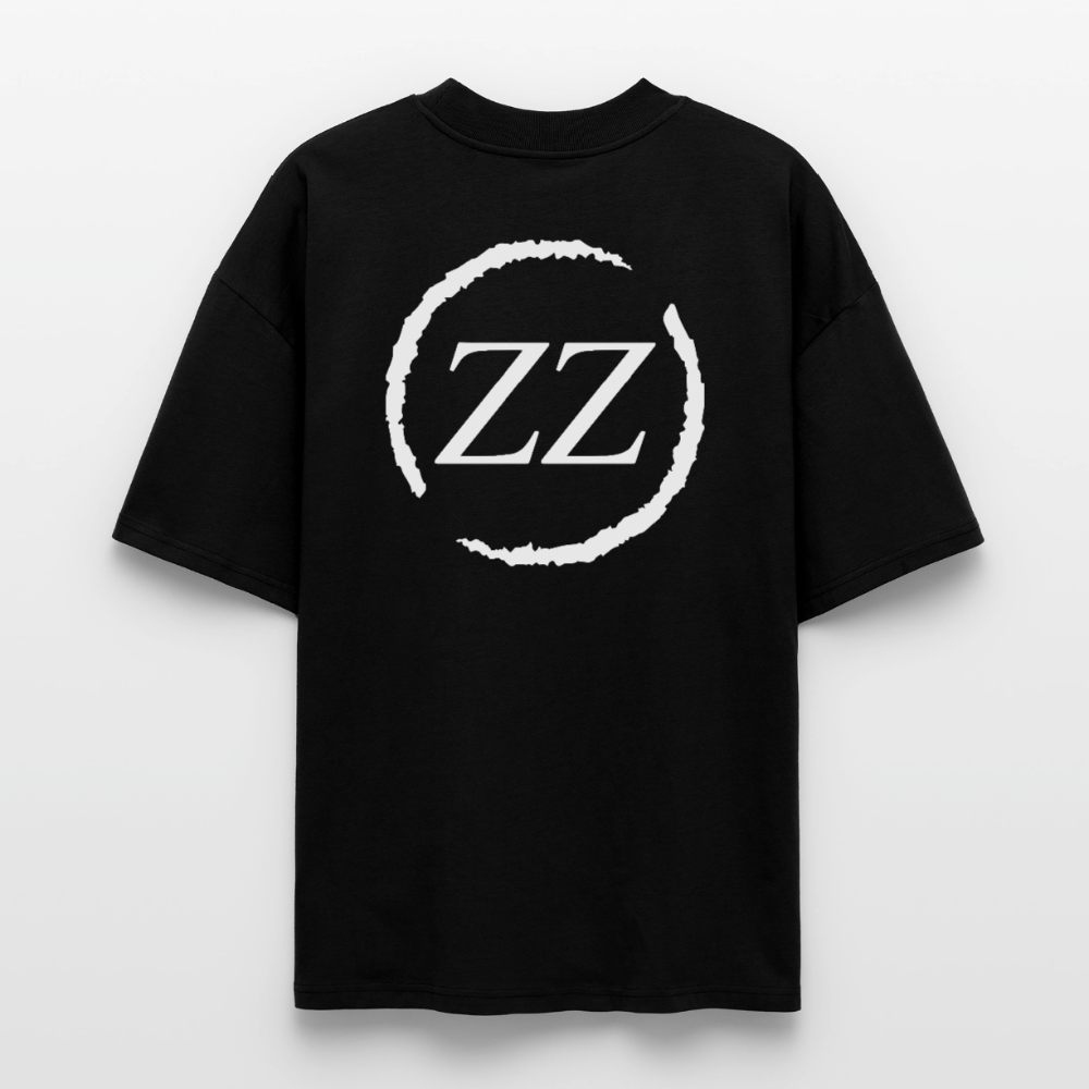 ZZ COLLECTIVE PREMIUM – Embroidered Oversized Shirt - Schwarz