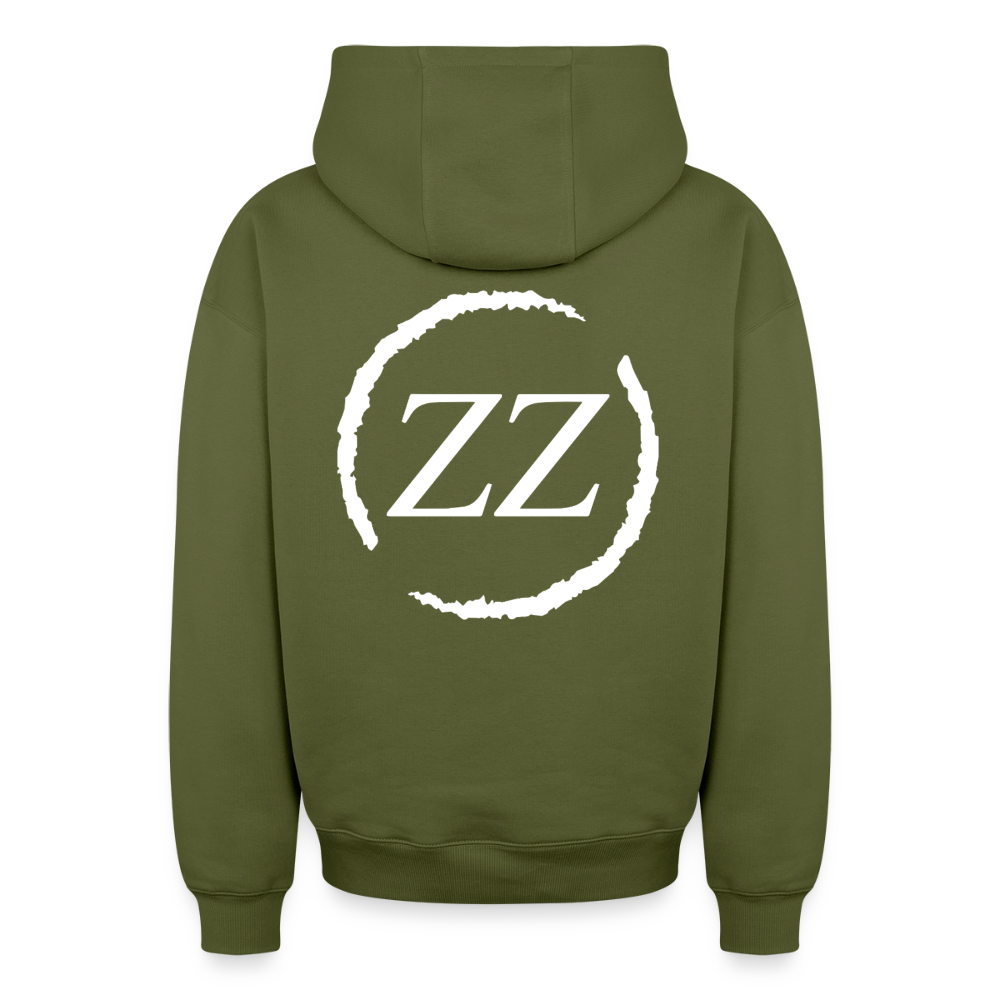 ZZ COLLECTIVE PREMIUM – Heavy Oversized Zip Hoodie - Khaki