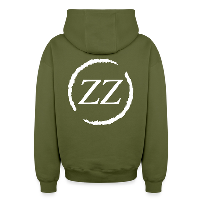 ZZ COLLECTIVE PREMIUM – Heavy Oversized Zip Hoodie - Khaki