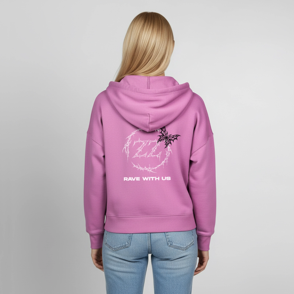 Stanley/Stella Boxy Frauen Bio Zip Hoodie Ida - Pink