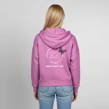 Stanley/Stella Boxy Frauen Bio Zip Hoodie Ida - Pink