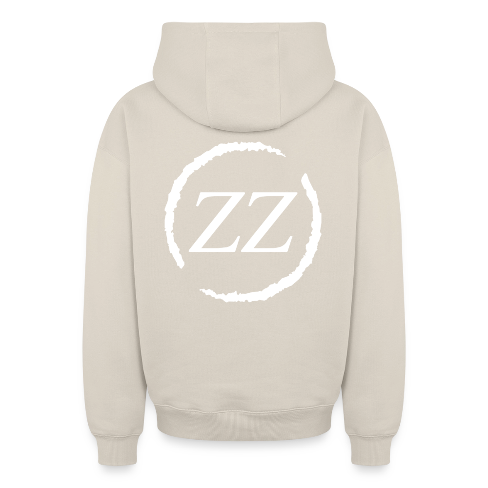 ZZ COLLECTIVE PREMIUM – Heavy Oversized Zip Hoodie - Beige