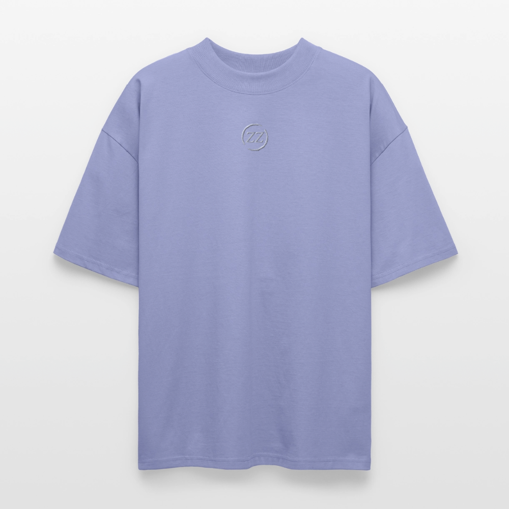 ZZ COLLECTIVE PREMIUM – Embroidered Oversized Shirt - Violett