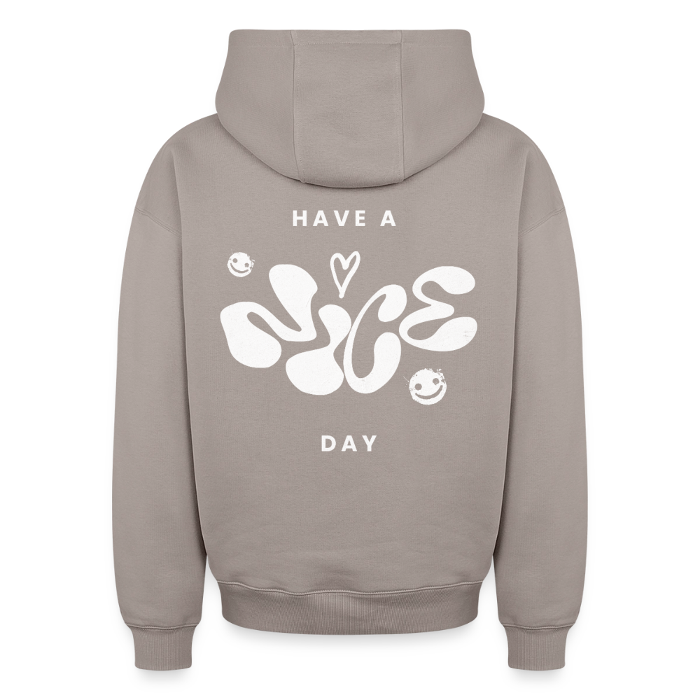Oversized Heavyweight Unisex Hoodie - Taupe