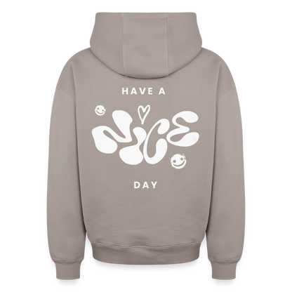 Oversized Heavyweight Unisex Hoodie - Taupe