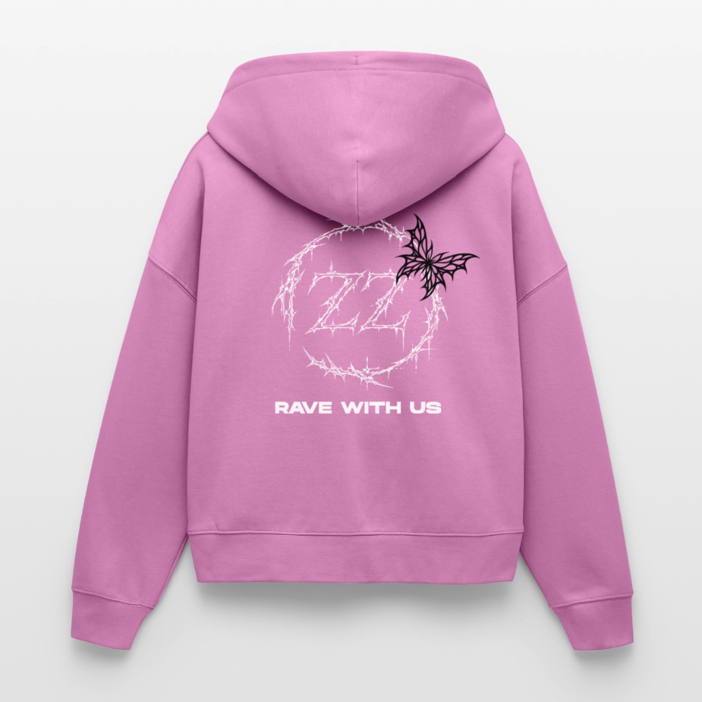 Stanley/Stella Boxy Frauen Bio Zip Hoodie Ida - Pink