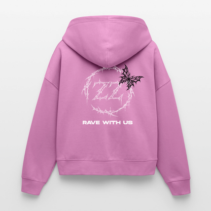 Stanley/Stella Boxy Frauen Bio Zip Hoodie Ida - Pink