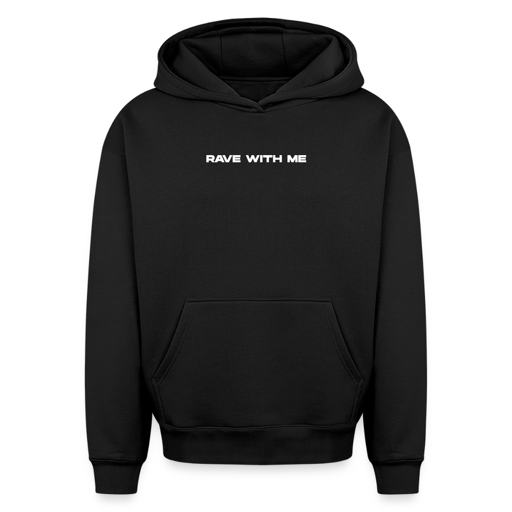 Oversized Heavyweight Unisex Hoodie - Schwarz