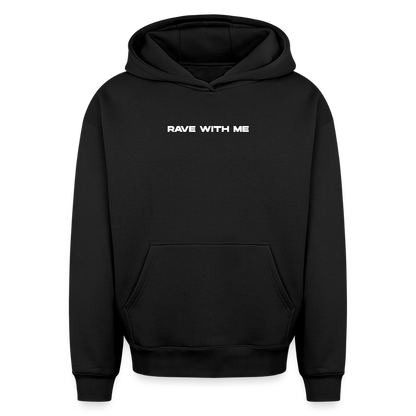 Oversized Heavyweight Unisex Hoodie - Schwarz