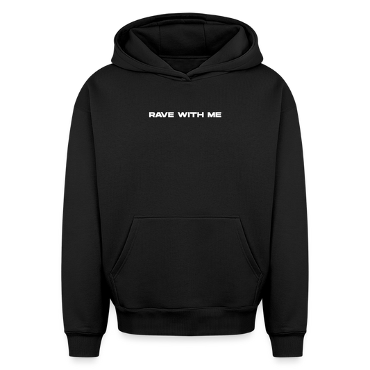 Oversized Heavyweight Unisex Hoodie - Schwarz