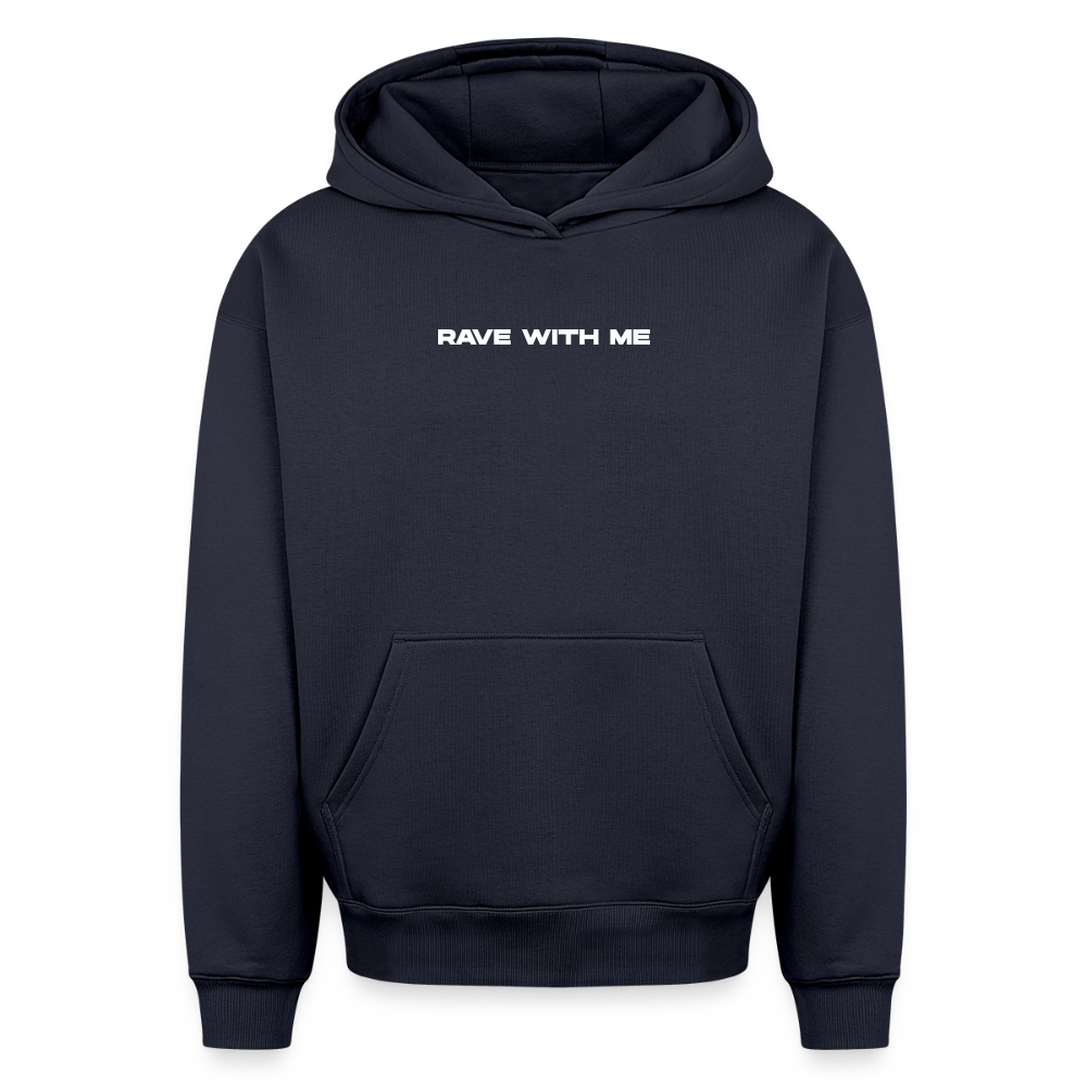 Oversized Heavyweight Unisex Hoodie - Navy