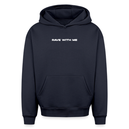 Oversized Heavyweight Unisex Hoodie - Navy