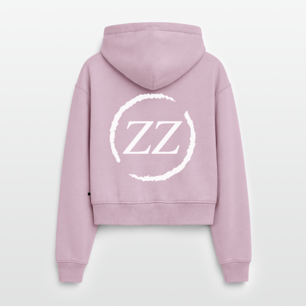 ZZ COLLECTIVE – Cropped Oversized Hoodie - Altrosa