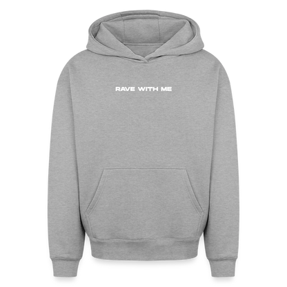 Oversized Heavyweight Unisex Hoodie - Grau meliert