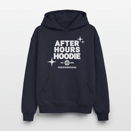 Oversized Heavyweight Unisex Hoodie - Navy