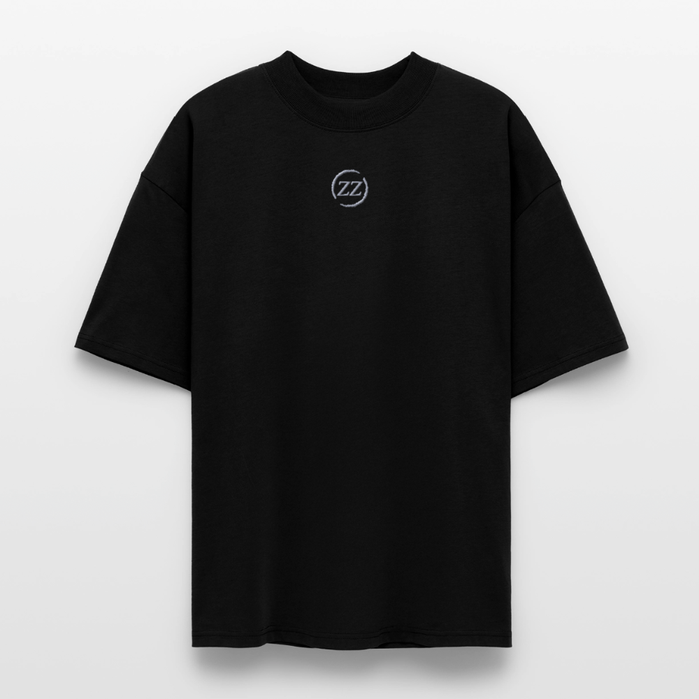 ZZ COLLECTIVE PREMIUM – Embroidered Oversized Shirt - Schwarz