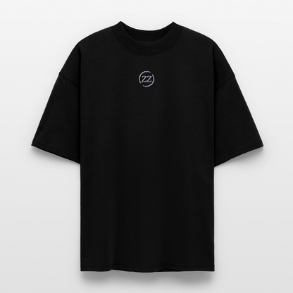 ZZ COLLECTIVE PREMIUM – Embroidered Oversized Shirt - Schwarz