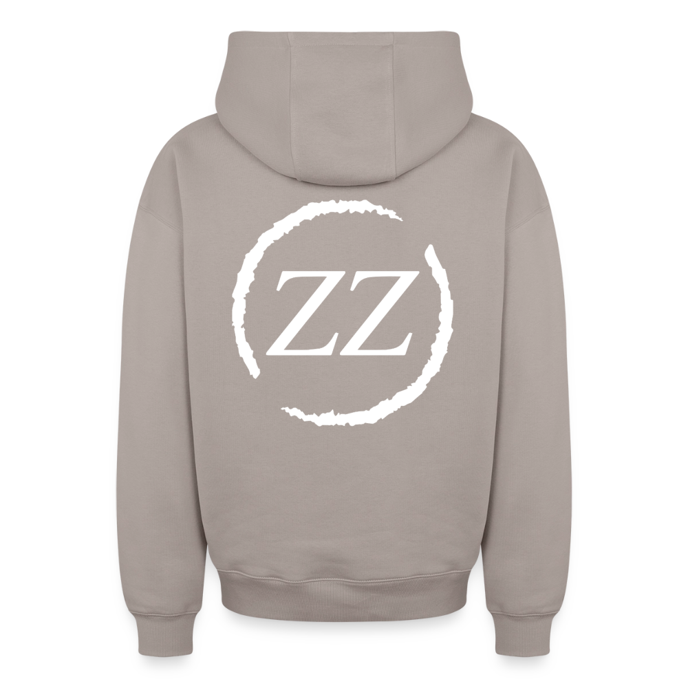 ZZ COLLECTIVE PREMIUM – Heavy Oversized Zip Hoodie - Taupe