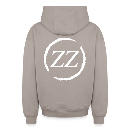 ZZ COLLECTIVE PREMIUM – Heavy Oversized Zip Hoodie - Taupe