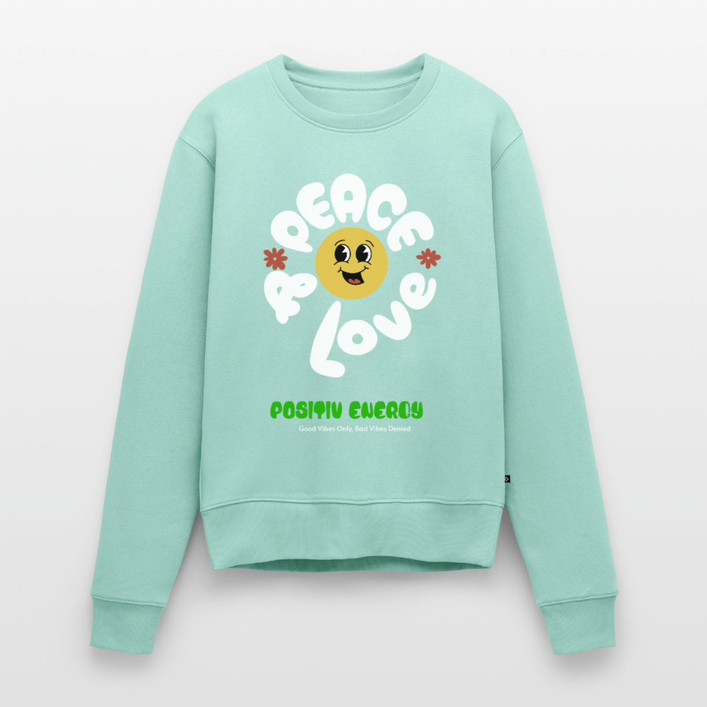 Cropped Oversized Heavyweight Frauen Hoodie - Mint 
