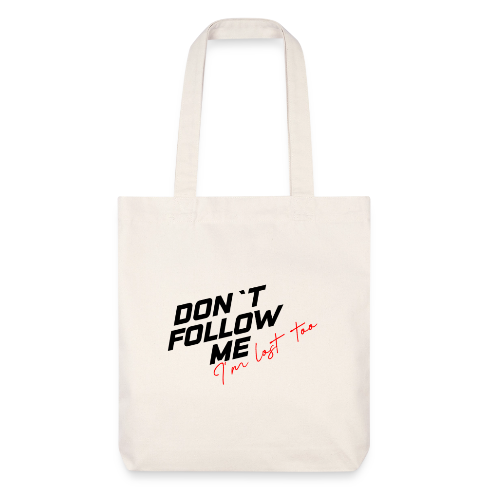 DON´T FOLLOW ME - Daily Bag - Naturweiß