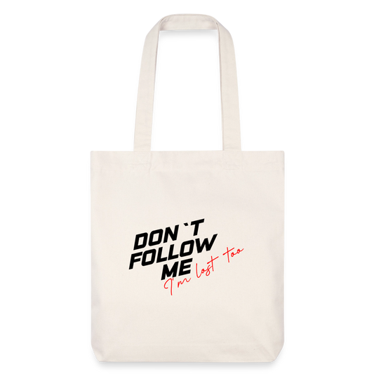 DON´T FOLLOW ME - Daily Bag - Naturweiß