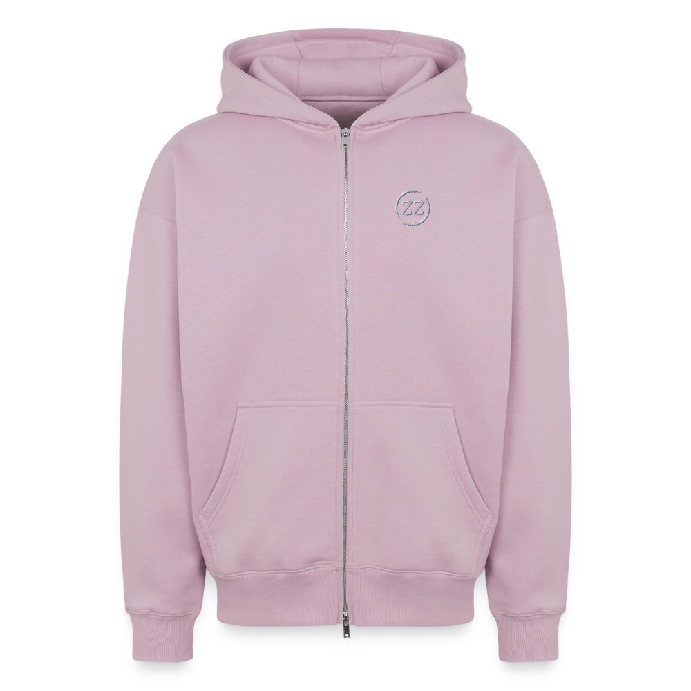 ZZ COLLECTIVE PREMIUM – Heavy Oversized Zip Hoodie - Altrosa