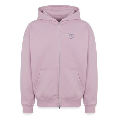 ZZ COLLECTIVE PREMIUM – Heavy Oversized Zip Hoodie - Altrosa