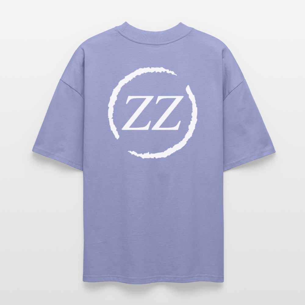 ZZ COLLECTIVE PREMIUM – Embroidered Oversized Shirt - Violett