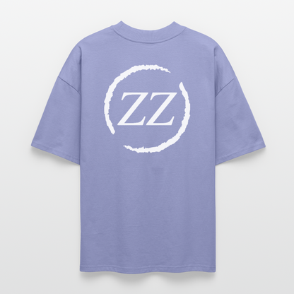 ZZ COLLECTIVE PREMIUM – Embroidered Oversized Shirt - Violett