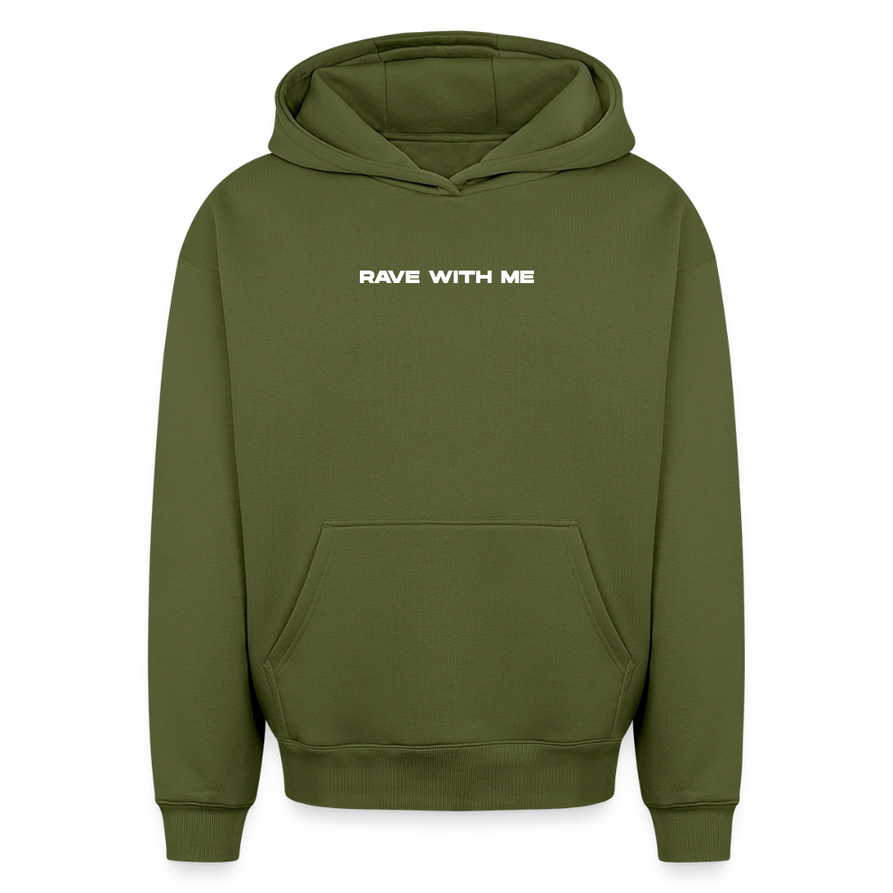Oversized Heavyweight Unisex Hoodie - Khaki