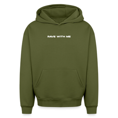 Oversized Heavyweight Unisex Hoodie - Khaki