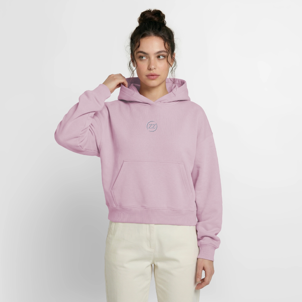 ZZ COLLECTIVE – Cropped Oversized Hoodie - Altrosa